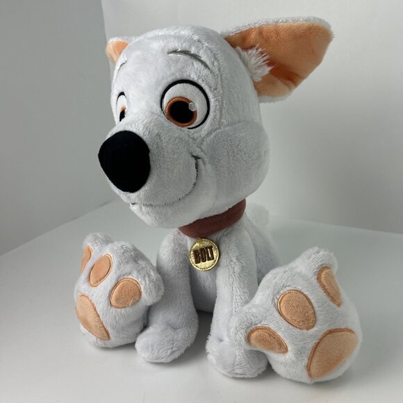 Disney Big Feet Plush Bolt Dog Puppy Lightning Parks Exclusive 10" - Picture 2 of 8
